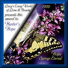 Crazy Lacy's Hope Award